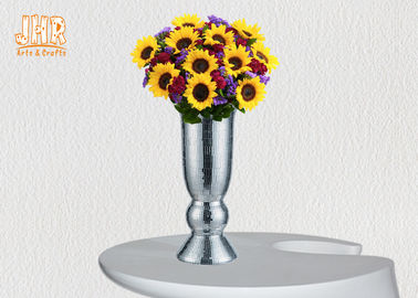 Stół szklany wazon mozaika Artykuły gospodarstwa domowego Artykuły dekoracyjne Srebrny wazon podłogowy do salonu