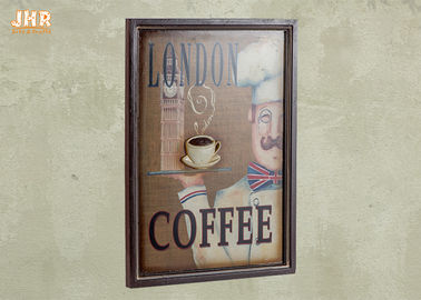 Sklep z kawą Wall Art Sign Dekoracyjne drewniane tablice ścienne Antyczny wystrój ścian domowych