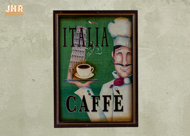 Italia Cafe Dekoracje ścienne Dekoracyjne drewniane tablice ścienne Coffee House Wall Art Signs Home Decor