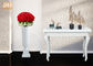 Matowe białe wazony podłogowe Artykuły gospodarstwa domowego Artykuły dekoracyjne Wazony stołowe z trąbki z włókna szklanego