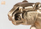 Figurki zwierząt Polyresin ze złotej folii Dekoracja wnętrz