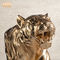Lifesize Żywica Tygrys Statua Złota Figurka Zwierząt z Włókna Szklanego Dekoracja Wnętrz