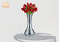 Sztuczne kwiaty Sadzarki z włókna szklanego Wazony stołowe Srebrne lustro Kolor szkła
